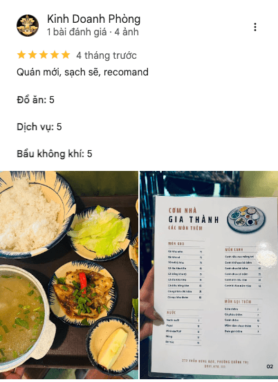 Đánh giá từ khách hàng